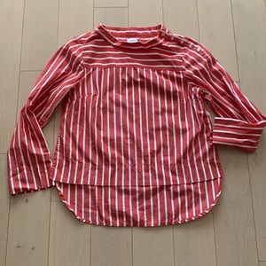 JCrew cotton boat neck shirt